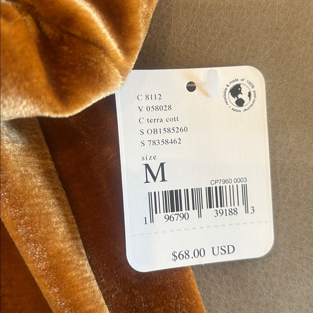 Free People Velvet Blouse in Rich Gold - Picture 2 of 3